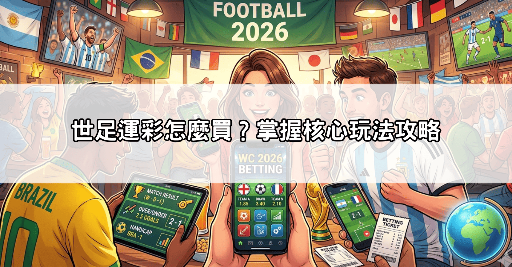 世足運彩怎麼買?掌握核心玩法攻略